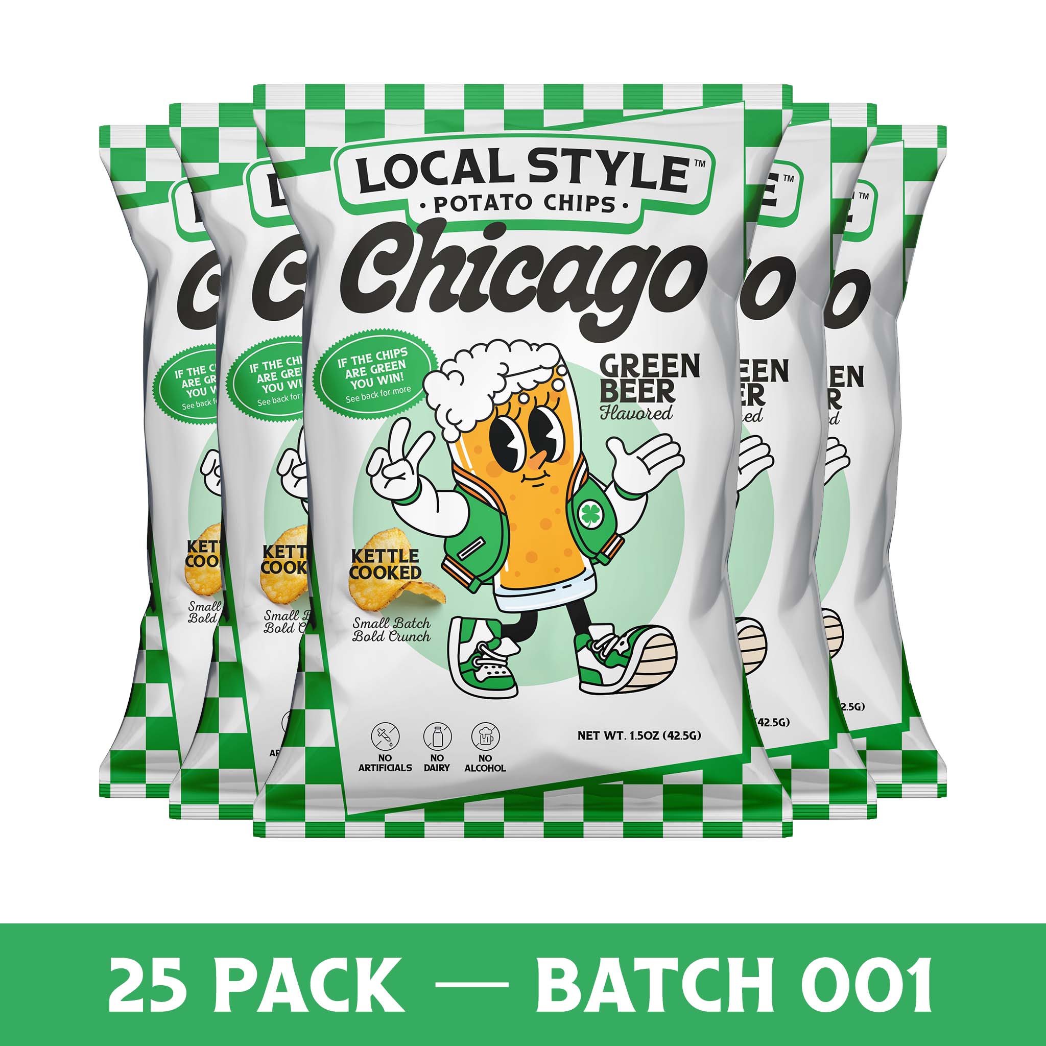 Green Beer Flavor Chips - (25 Pack) – Batch 001
