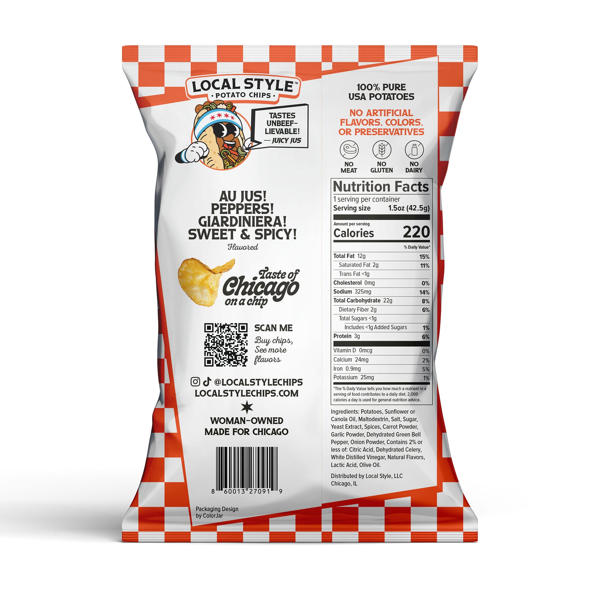 Local Style Wholesale Product Image Italian Beef Back Bag