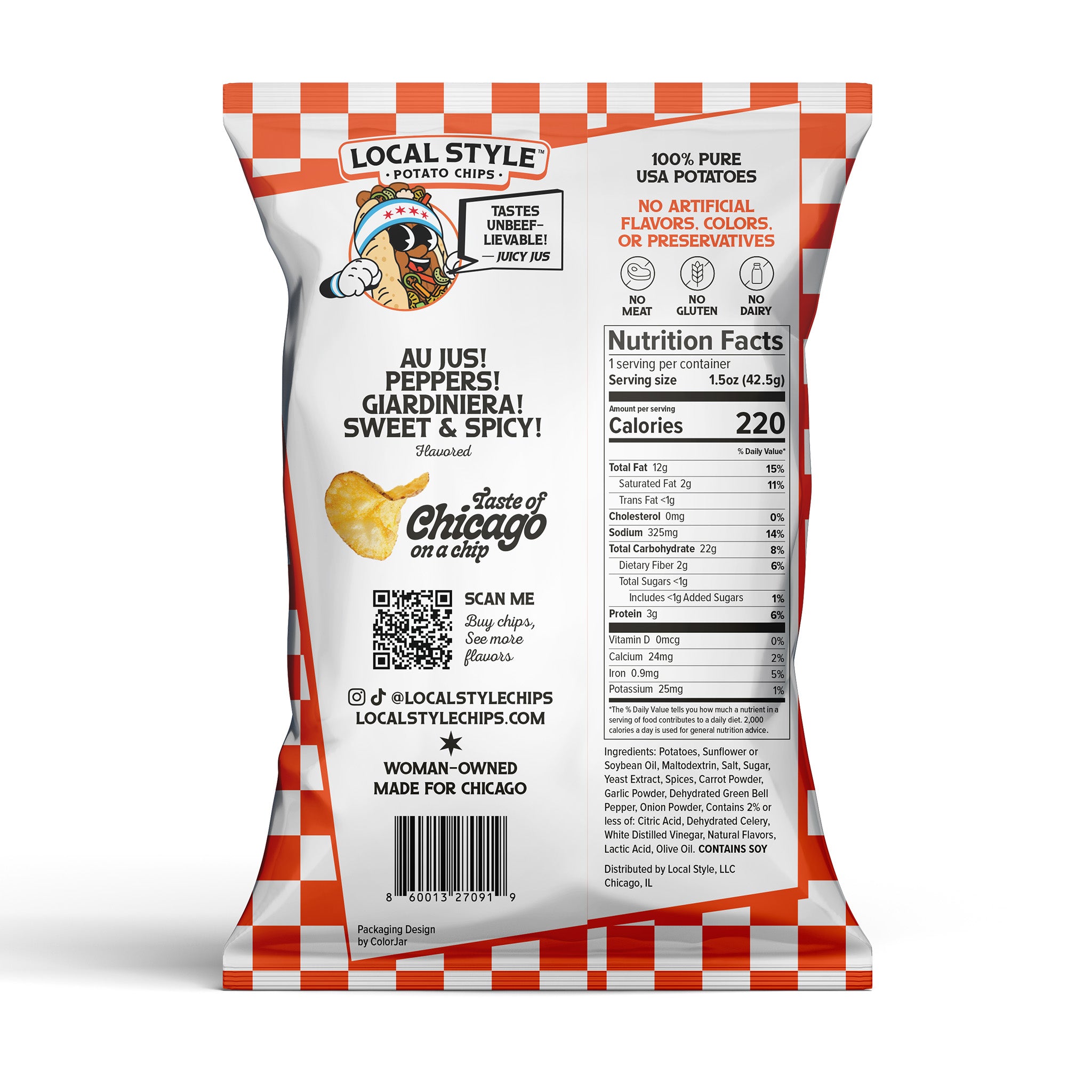 LocalStyle Wholesale Product Image Italian Beef Back Bag
