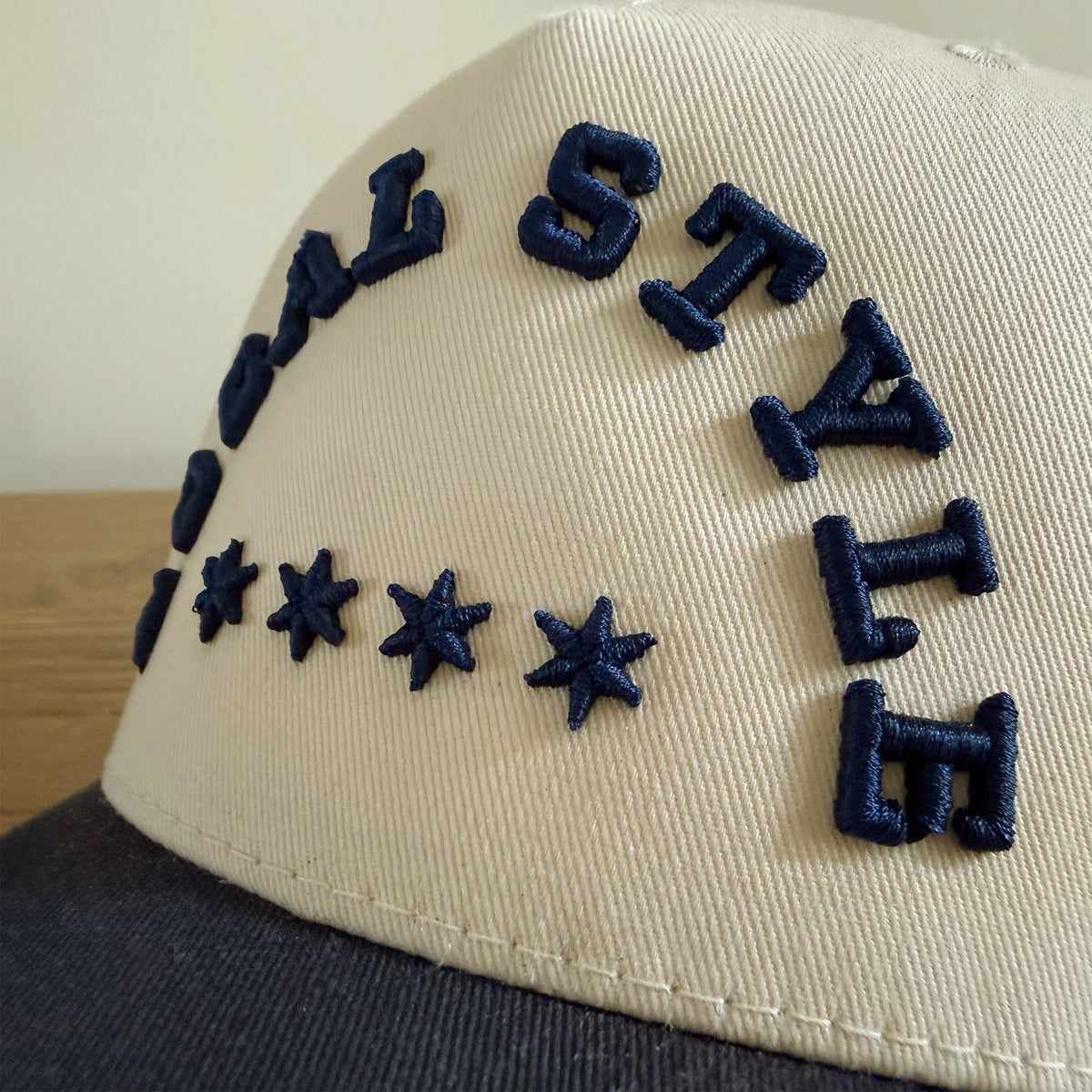 Local Style Stars Baseball Cap (Off-White & Navy)