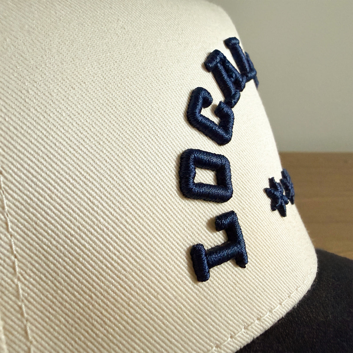 Local Style Stars Baseball Cap (Off-White & Navy)