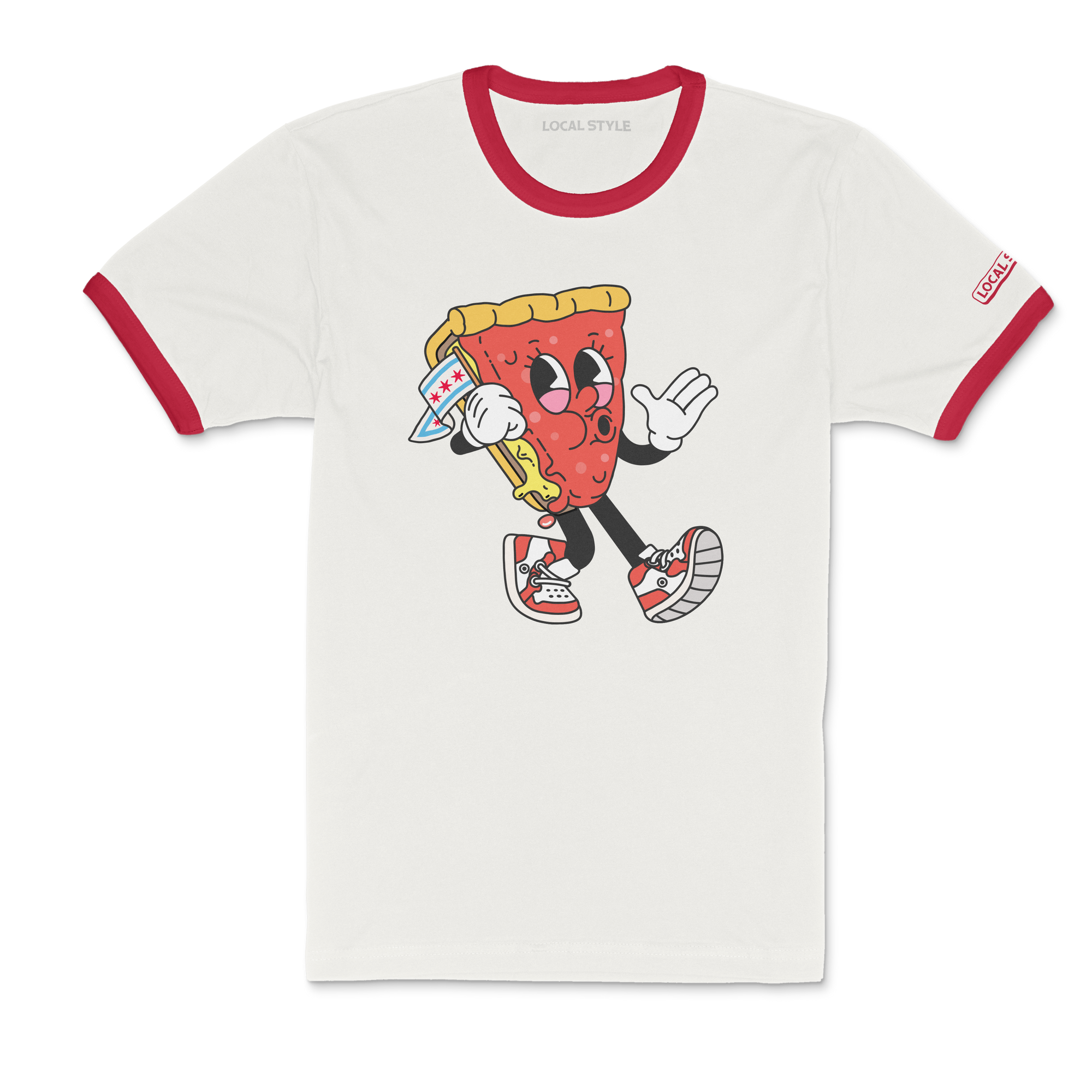 "Lucy Lou" Ringer Tee Shirt | Local Style Chips