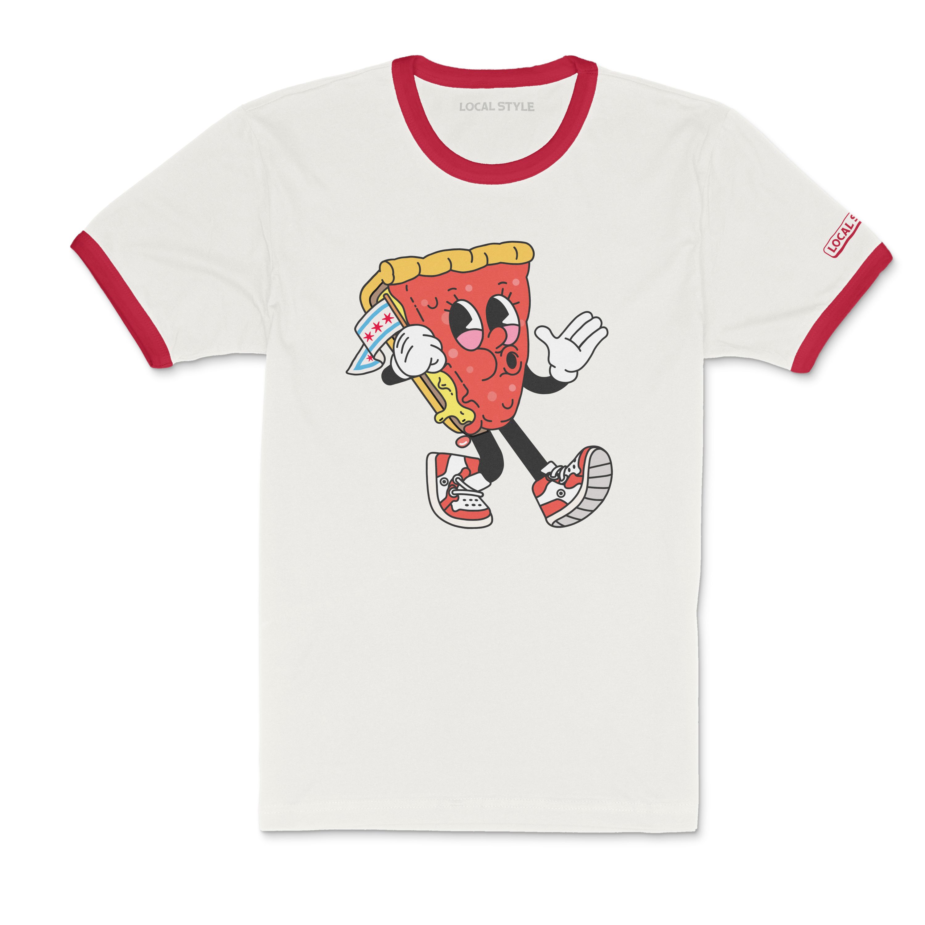 "Lucy Lou" Ringer Tee Shirt | Local Style Chips